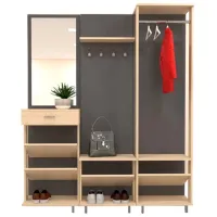 Dulap pentru antreu Arta Mobilei AM57 LPAL / Stejar