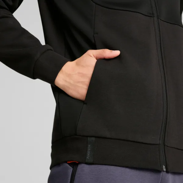 Hanorac pentru bărbați Puma Tech Fz Hoodie Fl  Drept / Black photo 7
