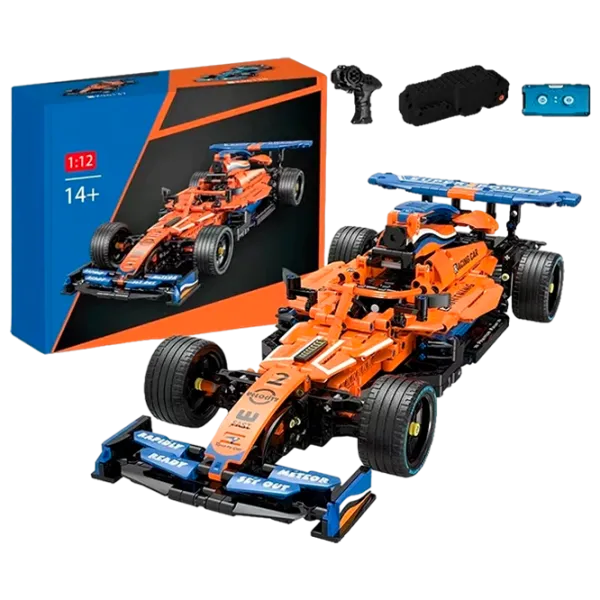 Constructor cu telecomandă KeeYee Formula 1 Mașină/ Orange photo 1