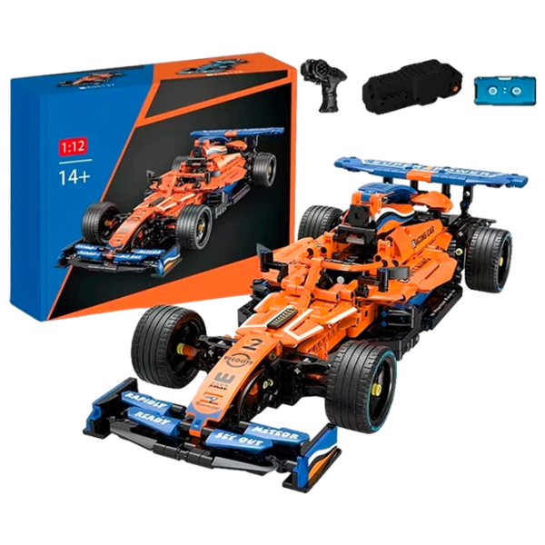 Constructor cu telecomandă KeeYee Formula 1 Mașină/ Orange photo 1