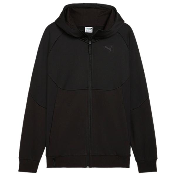 Hanorac pentru bărbați Puma Tech Fz Hoodie Fl  Drept / Black photo 1