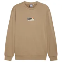 Hanorac pentru bărbați Puma Better Sportswear Crew  Drept / Light Brown