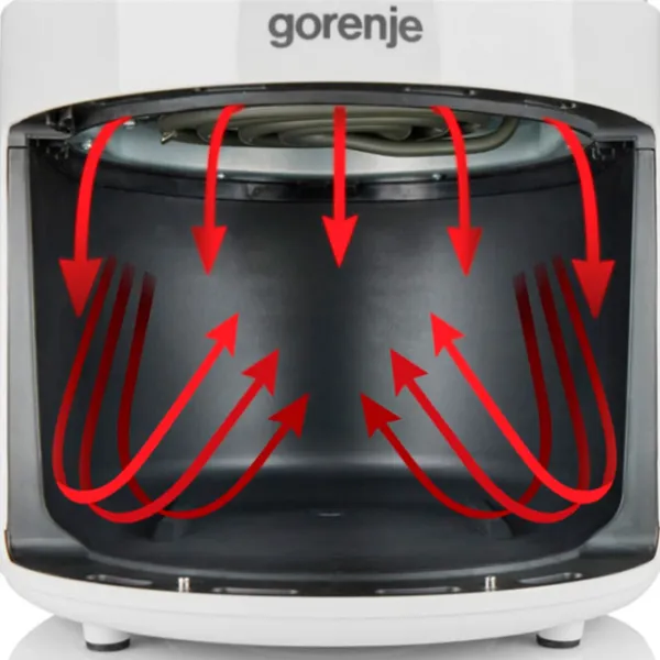 Aero Grill Gorenje AF1300XG 1300 W / 4.5 l / White photo 7