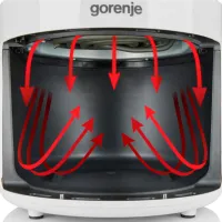 Аэрогриль Gorenje AF1300XG 1300 Вт / 4.5 л / Белый photo 7