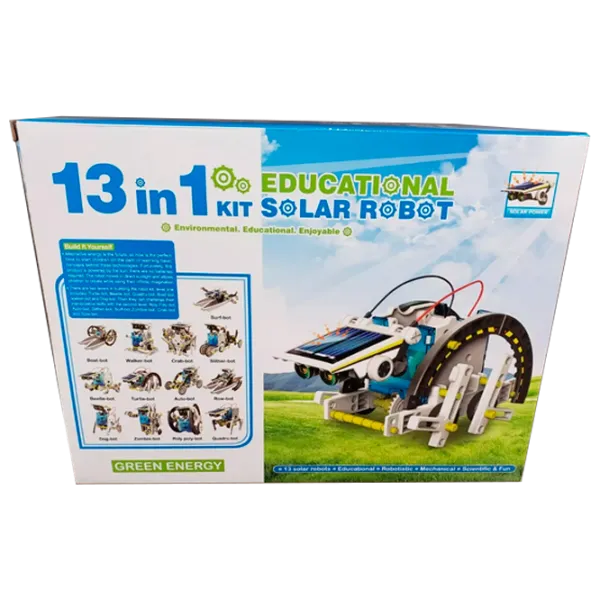 Конструктор Stem Solar Robot Робот/ Белый photo 1 Конструктор Stem Solar Robot Робот/ Белый photo 1
