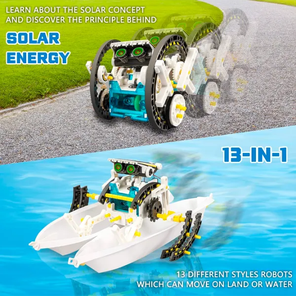 Конструктор Stem Solar Robot Робот/ Белый photo 3 Конструктор Stem Solar Robot Робот/ Белый photo 3