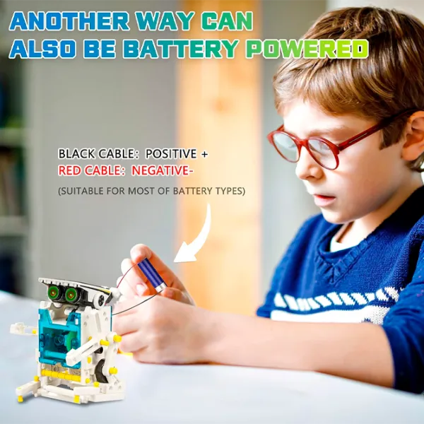 Конструктор Stem Solar Robot Робот/ Белый photo 4 Конструктор Stem Solar Robot Робот/ Белый photo 4