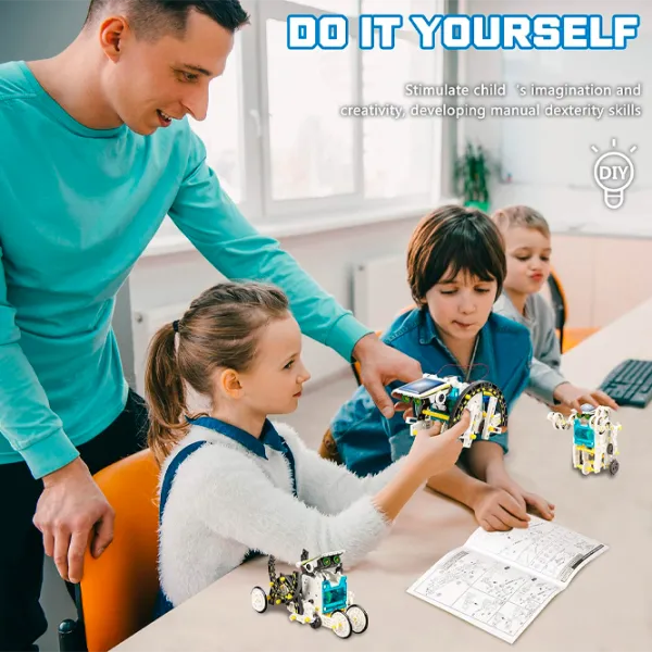 Конструктор Stem Solar Robot Робот/ Белый photo 5 Конструктор Stem Solar Robot Робот/ Белый photo 5