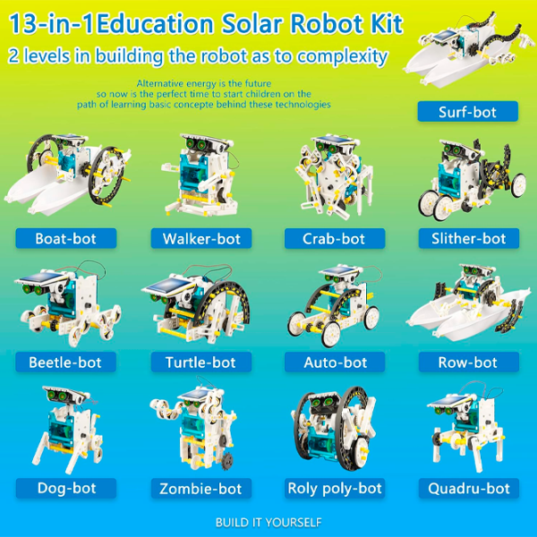 Конструктор Stem Solar Robot Робот/ Белый photo 10 Конструктор Stem Solar Robot Робот/ Белый photo 10
