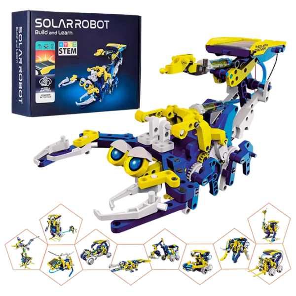 Конструктор Stem Solar Robot Робот/ Желтый photo 1 Конструктор Stem Solar Robot Робот/ Желтый photo 1