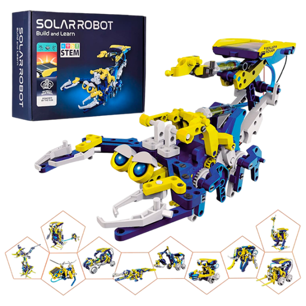 Конструктор Stem Solar Robot Робот/ Желтый photo 1 Конструктор Stem Solar Robot Робот/ Желтый photo 1