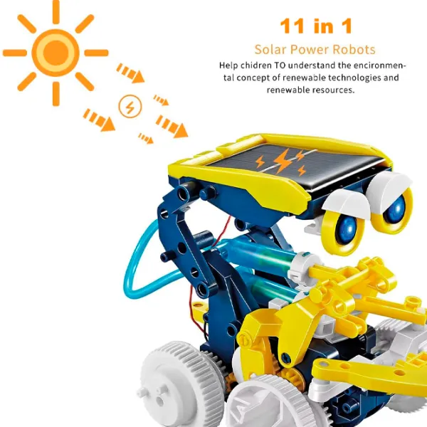 Конструктор Stem Solar Robot Робот/ Желтый photo 6 Конструктор Stem Solar Robot Робот/ Желтый photo 6