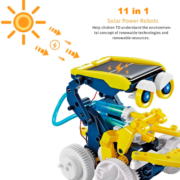 Конструктор Stem Solar Robot Робот/ Желтый photo 6 Конструктор Stem Solar Robot Робот/ Желтый photo 6