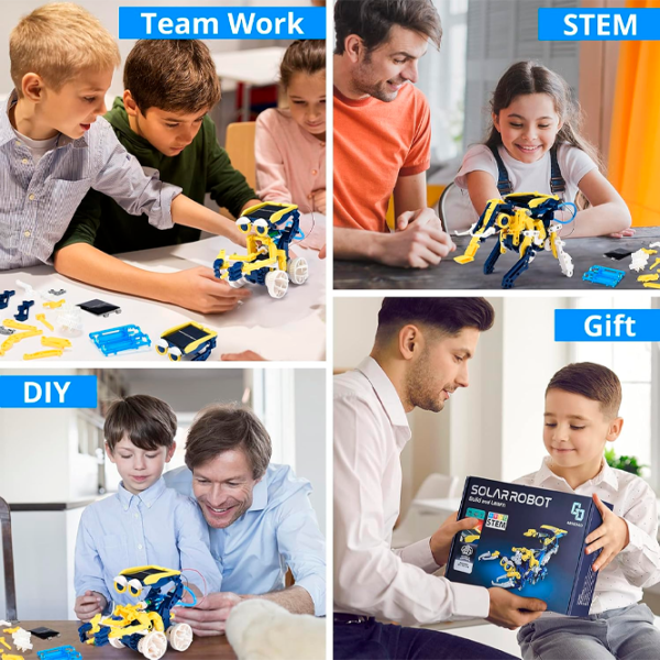 Конструктор Stem Solar Robot Робот/ Желтый photo 8 Конструктор Stem Solar Robot Робот/ Желтый photo 8