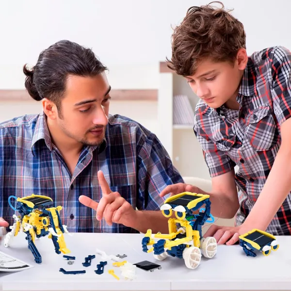 Конструктор Stem Solar Robot Робот/ Желтый photo 9 Конструктор Stem Solar Robot Робот/ Желтый photo 9