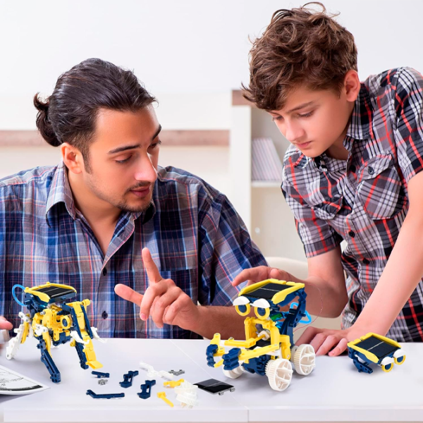 Конструктор Stem Solar Robot Робот/ Желтый photo 9 Конструктор Stem Solar Robot Робот/ Желтый photo 9