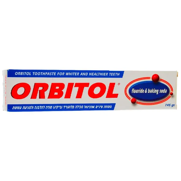 Pastă de dinţi Orbitol Fluoride & Baking Soda 145 g photo 1