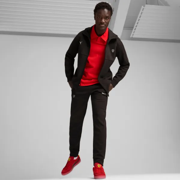 Hanorac pentru bărbați Puma Ferrari Style Sweat Jacket  Drept / Black photo 5