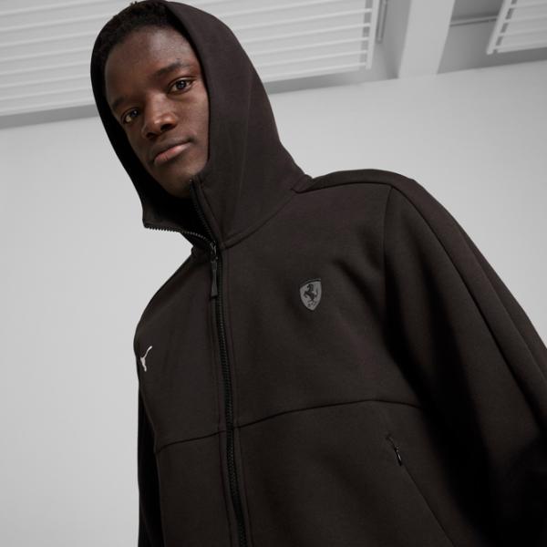 Hanorac pentru bărbați Puma Ferrari Style Sweat Jacket  Drept / Black photo 6
