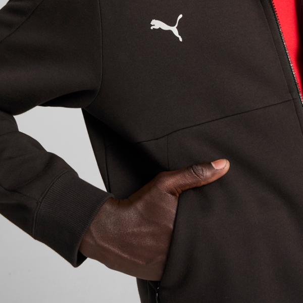 Hanorac pentru bărbați Puma Ferrari Style Sweat Jacket  Drept / Black photo 7