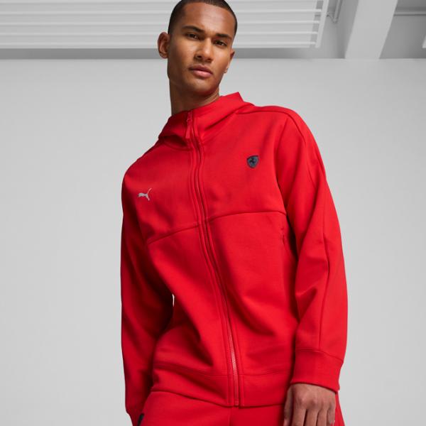 Толстовка для мужчин Puma Ferrari Style Sweat Jacket  Прямой / Красный photo 3