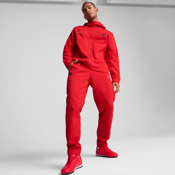 Толстовка для мужчин Puma Ferrari Style Sweat Jacket  Прямой / Красный photo 5