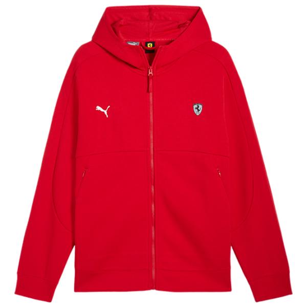 Hanorac pentru bărbați Puma Ferrari Style Sweat Jacket  Drept / Red photo 1