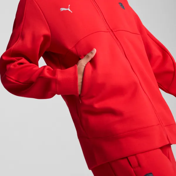 Толстовка для мужчин Puma Ferrari Style Sweat Jacket  Прямой / Красный photo 7