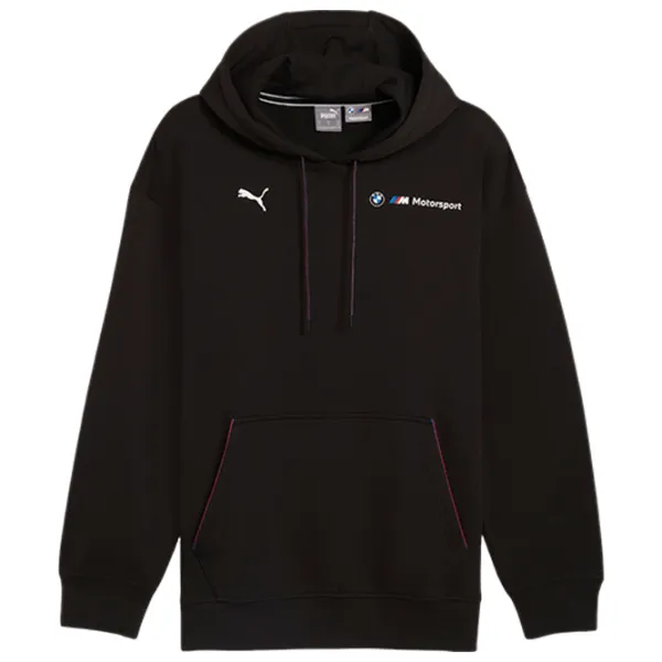Hanorac pentru bărbați Puma Bmw Mms Ess+ Hoodie Fleece  Drept / Black photo 1