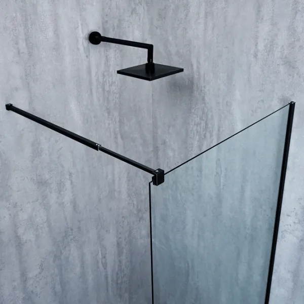 Paravane de duș Manopera PD100/BL Transparent / Fară ușă photo 2