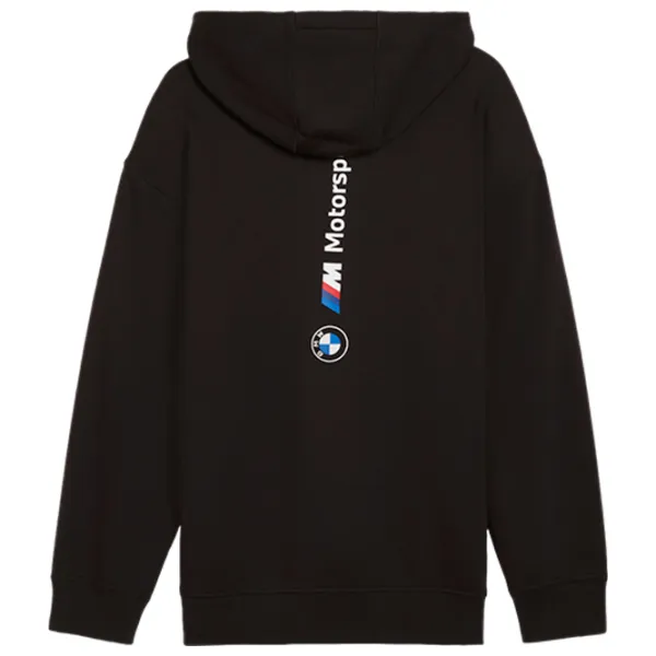 Hanorac pentru bărbați Puma Bmw Mms Ess+ Hoodie Fleece  Drept / Black photo 3