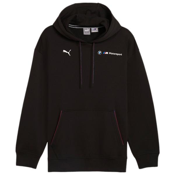 Hanorac pentru bărbați Puma Bmw Mms Ess+ Hoodie Fleece  Drept / Black photo 1