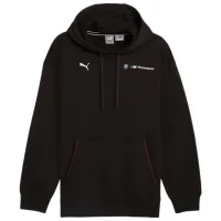 Hanorac pentru bărbați Puma Bmw Mms Ess+ Hoodie Fleece  Drept / Black
