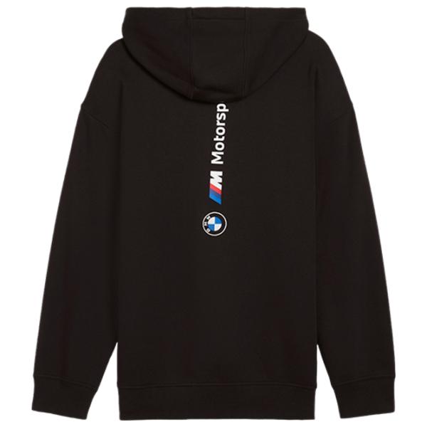 Hanorac pentru bărbați Puma Bmw Mms Ess+ Hoodie Fleece  Drept / Black photo 5