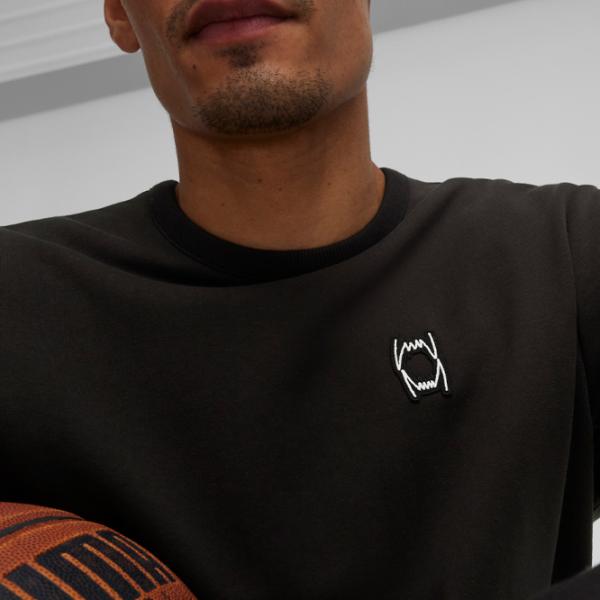 Hanorac pentru bărbați Puma Pivot Crewneck  Drept / Black photo 6 Hanorac pentru bărbați Puma Pivot Crewneck  Drept / Black photo 6