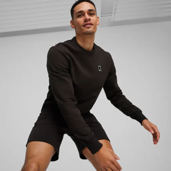 Hanorac pentru bărbați Puma Pivot Crewneck  Drept / Black photo 3