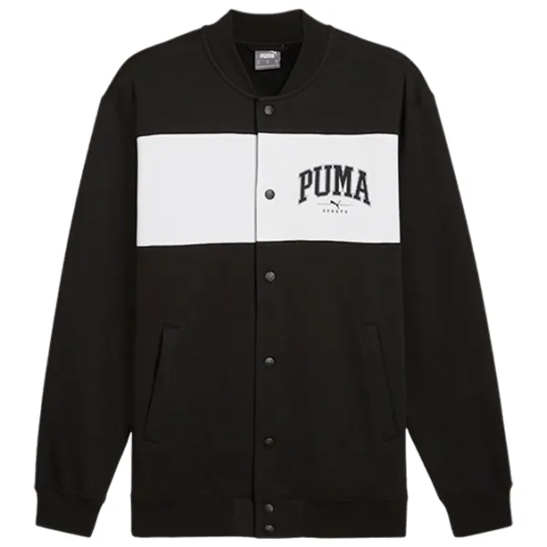 Hanorac pentru bărbați Puma Squad Bomber Jacket Fl  Drept / Black photo 1