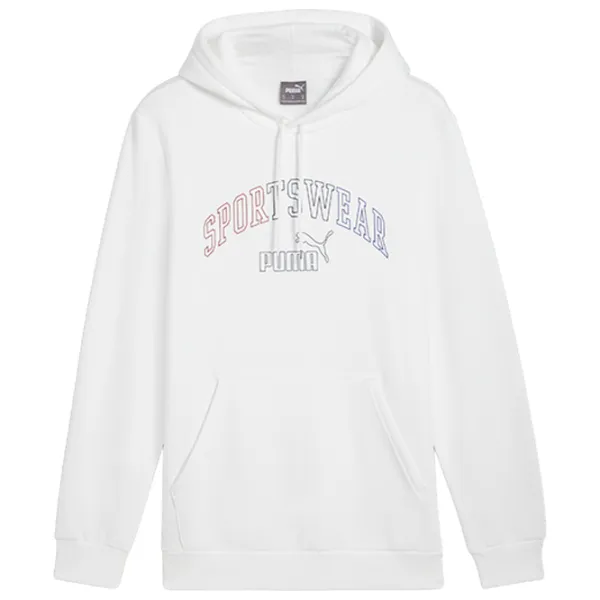Hanorac pentru bărbați Puma Ess+ Logo Lab Gradient Fl  Drept / White photo 1