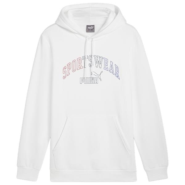 Hanorac pentru bărbați Puma Ess+ Logo Lab Gradient Fl  Drept / White photo 1