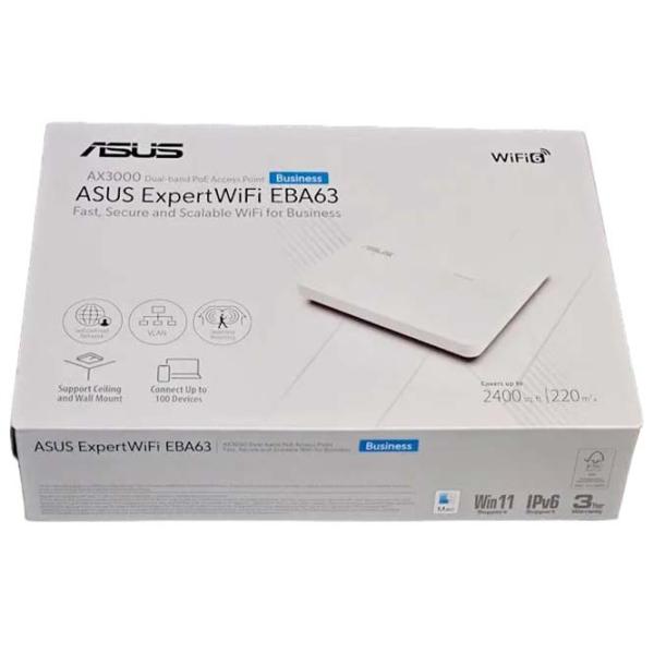 Точка доступа Asus ExpertWiFi EBA63 Белый photo 5