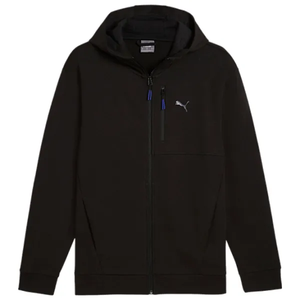 Hanorac pentru bărbați Puma Open Road Full-Zip Hoodie Dk  Drept / Black photo 1