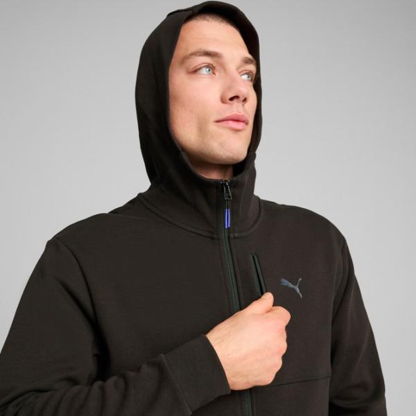 Hanorac pentru bărbați Puma Open Road Full-Zip Hoodie Dk  Drept / Black photo 11