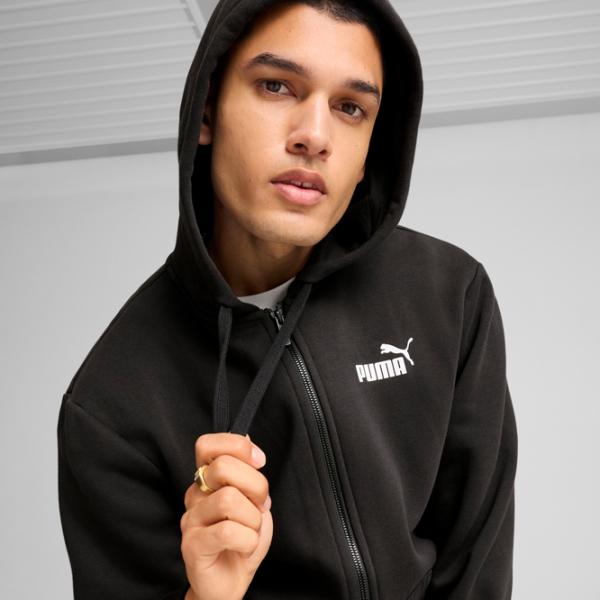 Hanorac pentru bărbați Puma Power Graphic Full-Zip Hoodie Fl  Drept / Black photo 6