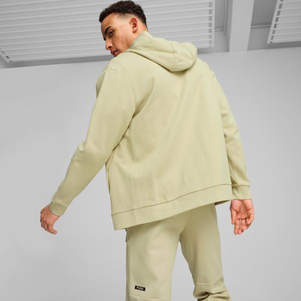 Hanorac pentru bărbați Puma Open Road Full-Zip Hoodie Dk  Drept / Light Green photo 4