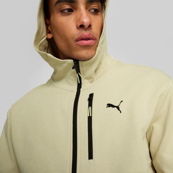 Hanorac pentru bărbați Puma Open Road Full-Zip Hoodie Dk  Drept / Light Green photo 6