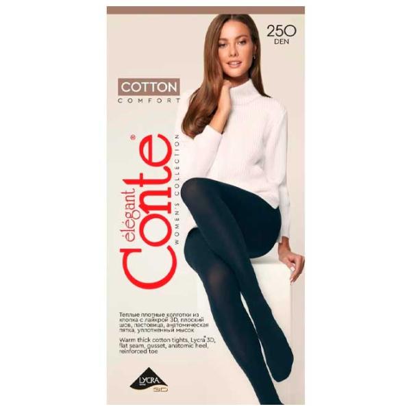 Колготки для женщин Conte COTTON_250 3 / Черный photo 4 Колготки для женщин Conte COTTON_250 3 / Черный photo 4