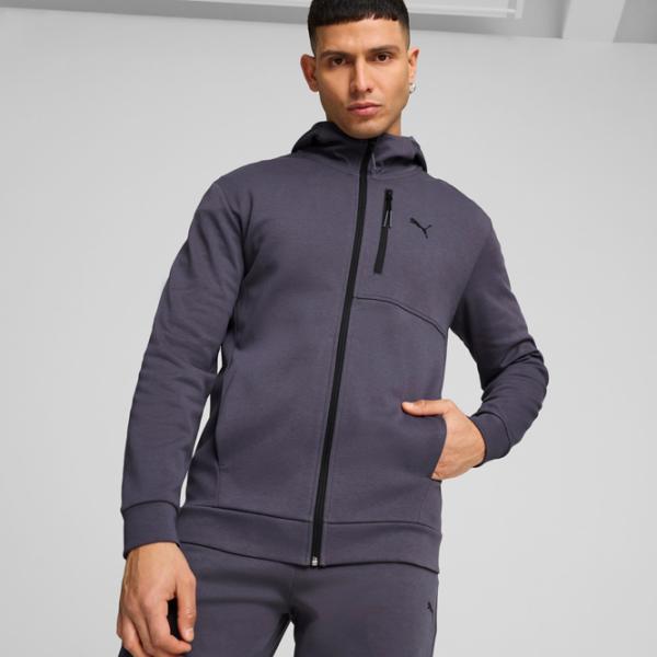 Hanorac pentru bărbați Puma Open Road Full-Zip Hoodie Dk  Drept / Purple-Gray photo 4