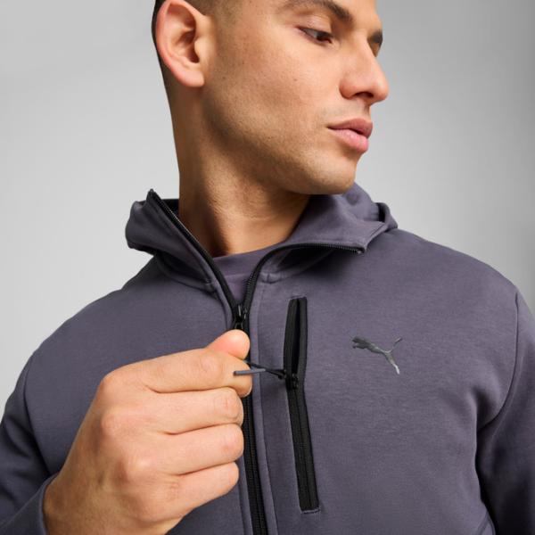 Hanorac pentru bărbați Puma Open Road Full-Zip Hoodie Dk  Drept / Purple-Gray photo 10