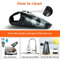 Aspirator portabil Handheld A-016 55 W / Gray Black photo 5