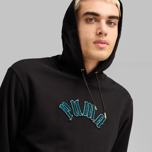 Толстовка для мужчин Puma Classics Play Paris  Прямой / Черный photo 10